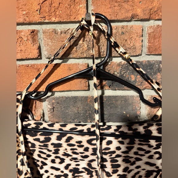 Leopard Print Black Lace Set lingerie~2 piece set~New not worn~Size Large - Picture 4 of 7